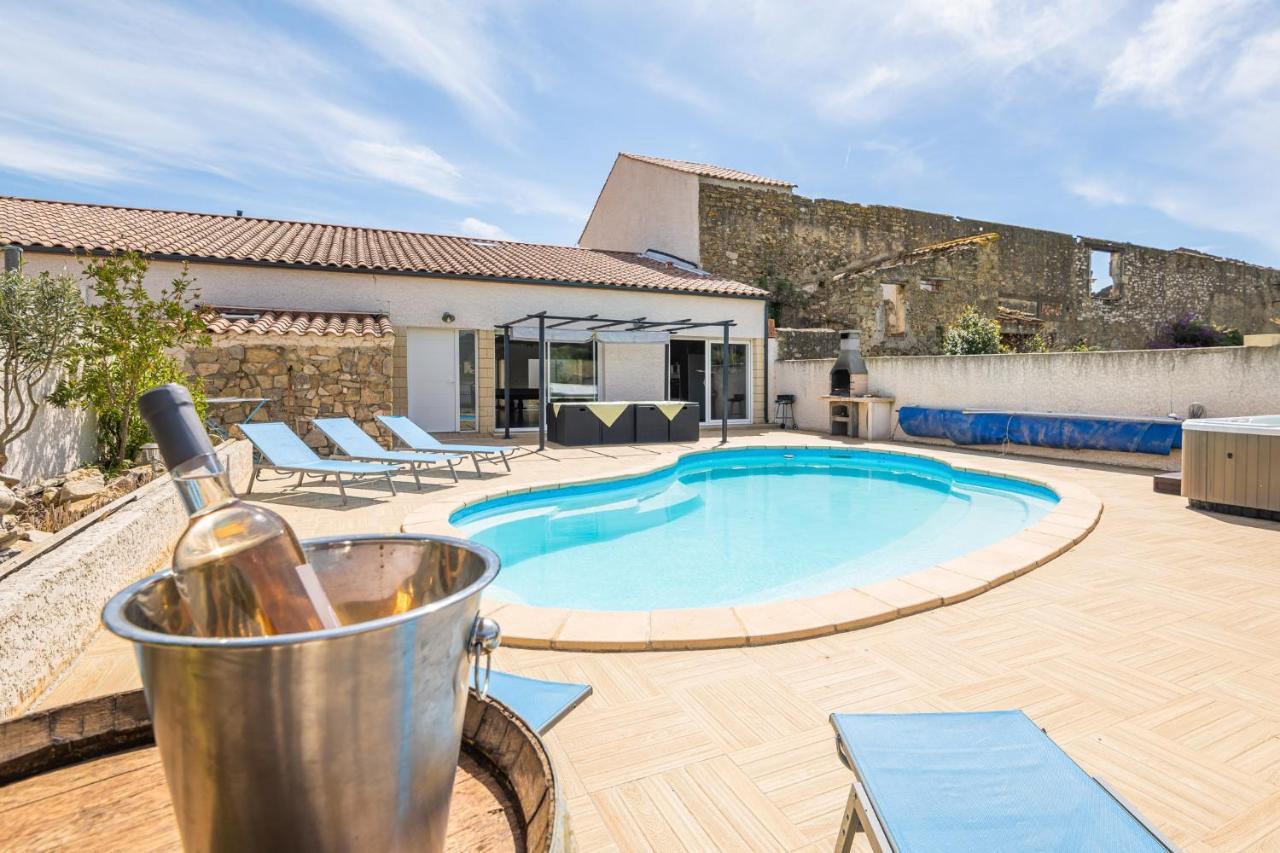 Villa Avec Piscine Et Jaccuzy Bize-Minervois المظهر الخارجي الصورة